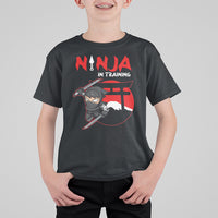 Ninja T Shirt For Kid In Training Cool Warrior Kids Boy Man Ninjutsu - Wonder Print Shop