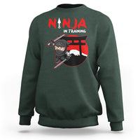 Ninja Sweatshirt In Training Cool Warrior Kids Boy Man Ninjutsu - Wonder Print Shop