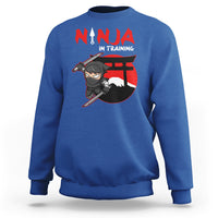 Ninja Sweatshirt In Training Cool Warrior Kids Boy Man Ninjutsu - Wonder Print Shop