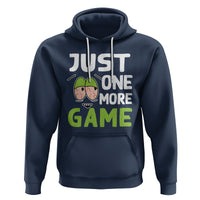 Funny Video Gamer Hoodie Just One More Game Kids Boys Man - Wonder Print Shop