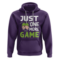 Funny Video Gamer Hoodie Just One More Game Kids Boys Man - Wonder Print Shop