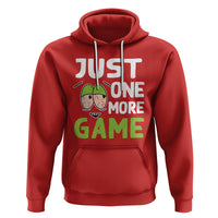 Funny Video Gamer Hoodie Just One More Game Kids Boys Man - Wonder Print Shop