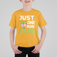 Funny Video Gamer T Shirt For Kid Just One More Game Kids Boys Man - Wonder Print Shop