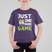 Funny Video Gamer T Shirt For Kid Just One More Game Kids Boys Man - Wonder Print Shop