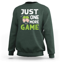 Funny Video Gamer Sweatshirt Just One More Game Kids Boys Man - Wonder Print Shop