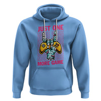 Funny Video Gamer Hoodie Just One More Game Skeleton Kids Boys Man - Wonder Print Shop