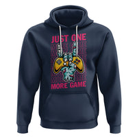 Funny Video Gamer Hoodie Just One More Game Skeleton Kids Boys Man - Wonder Print Shop