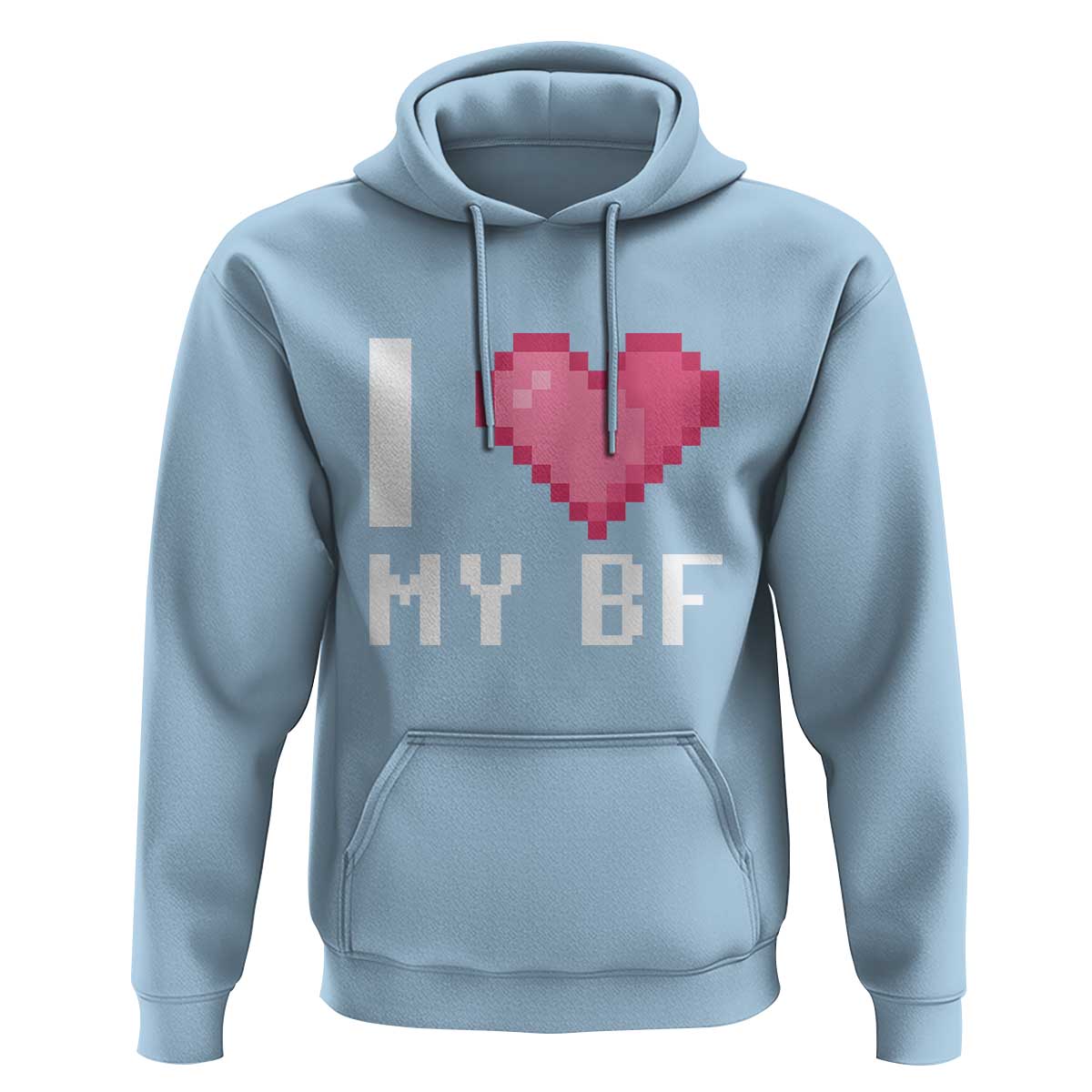 Funny Girlfriend Hoodie I Love My BF Boyfriend Valentines