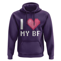 Funny Girlfriend Hoodie I Love My BF Boyfriend Valentines