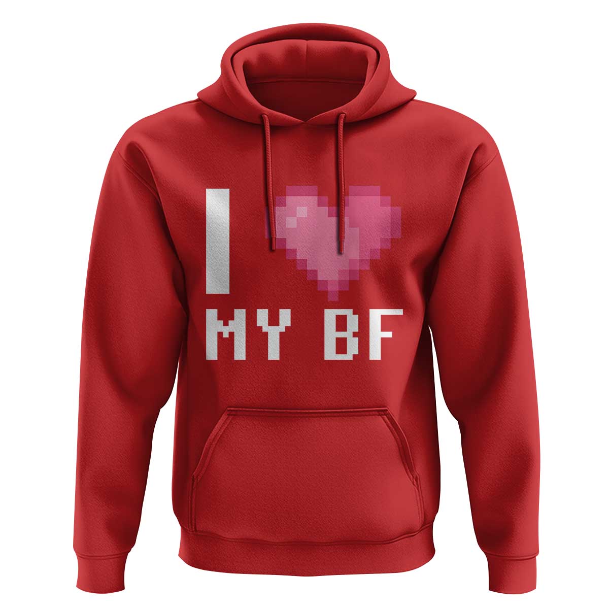 Funny Girlfriend Hoodie I Love My BF Boyfriend Valentines