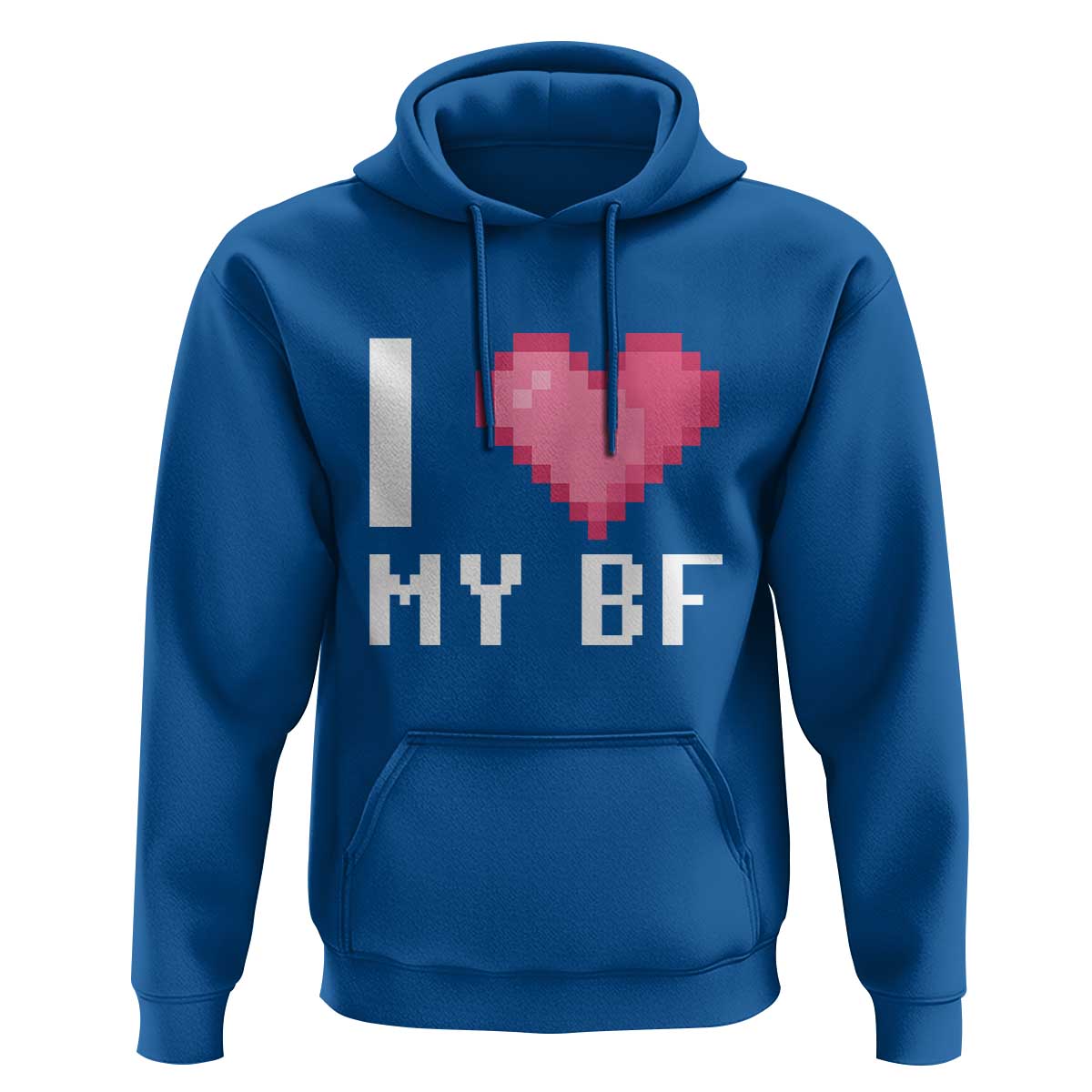 Funny Girlfriend Hoodie I Love My BF Boyfriend Valentines