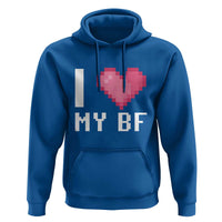 Funny Girlfriend Hoodie I Love My BF Boyfriend Valentines