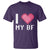 Funny Girlfriend T Shirt I Love My BF Boyfriend Valentines