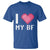 Funny Girlfriend T Shirt I Love My BF Boyfriend Valentines