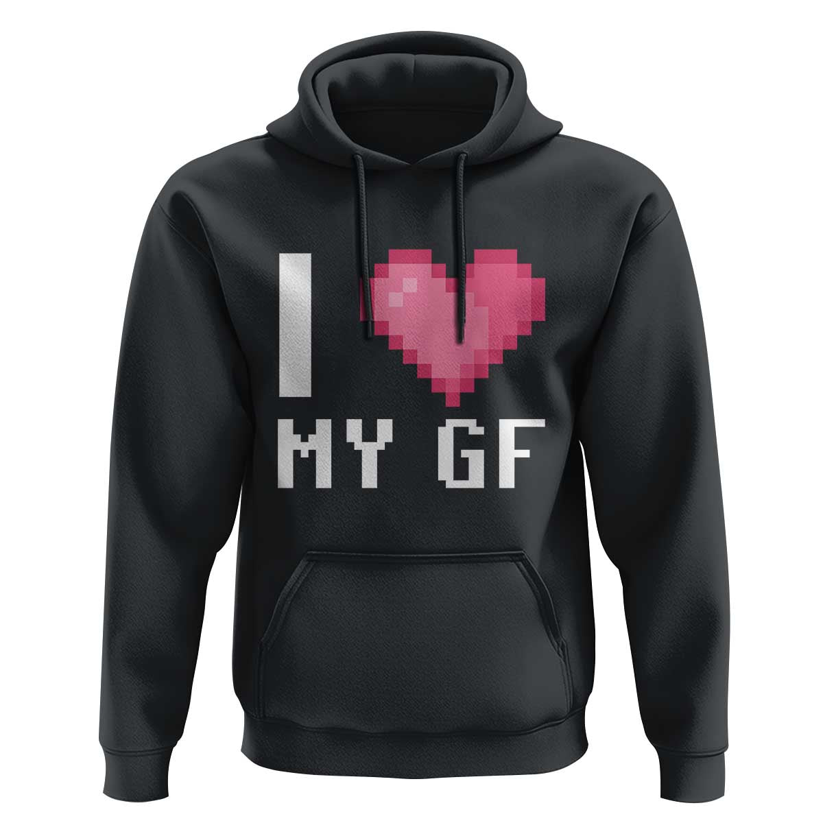Funny Boyfriend Hoodie I Love My GF Girlfriend Valentines