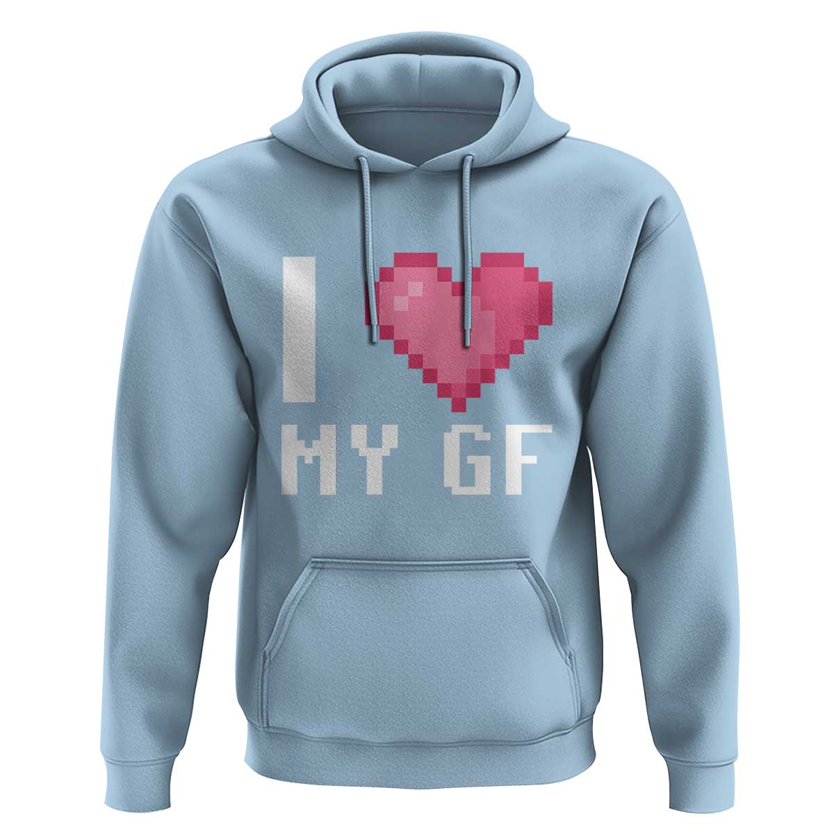 Funny Boyfriend Hoodie I Love My GF Girlfriend Valentines