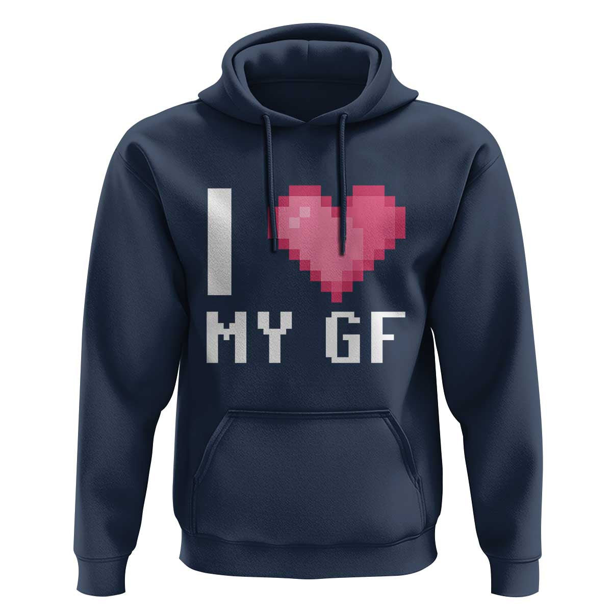Funny Boyfriend Hoodie I Love My GF Girlfriend Valentines