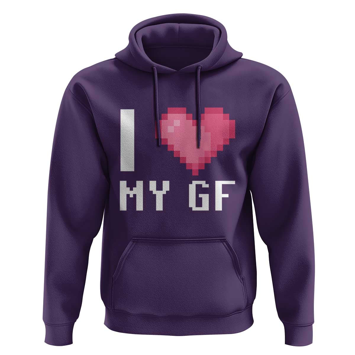 Funny Boyfriend Hoodie I Love My GF Girlfriend Valentines