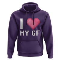 Funny Boyfriend Hoodie I Love My GF Girlfriend Valentines