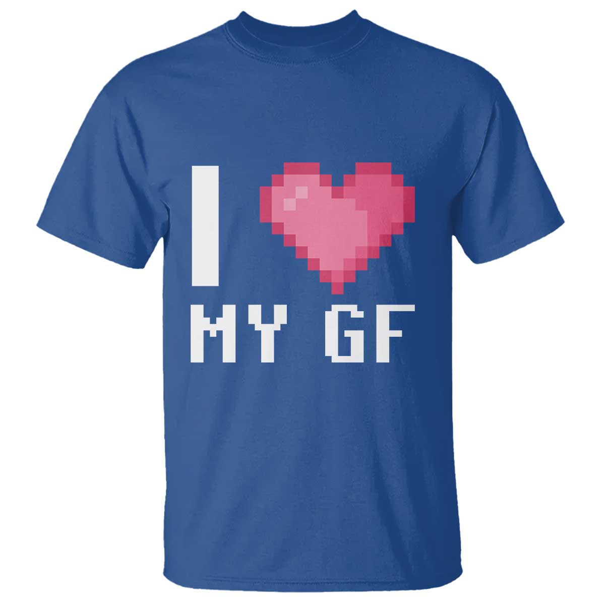 Funny Boyfriend T Shirt I Love My GF Girlfriend Valentines