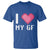 Funny Boyfriend T Shirt I Love My GF Girlfriend Valentines