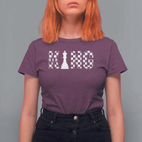 Couple Matching Chess Her King T Shirt For Women