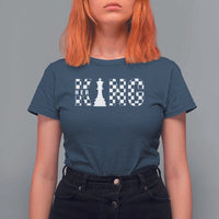 Couple Matching Chess Her King T Shirt For Women