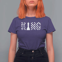 Couple Matching Chess Her King T Shirt For Women
