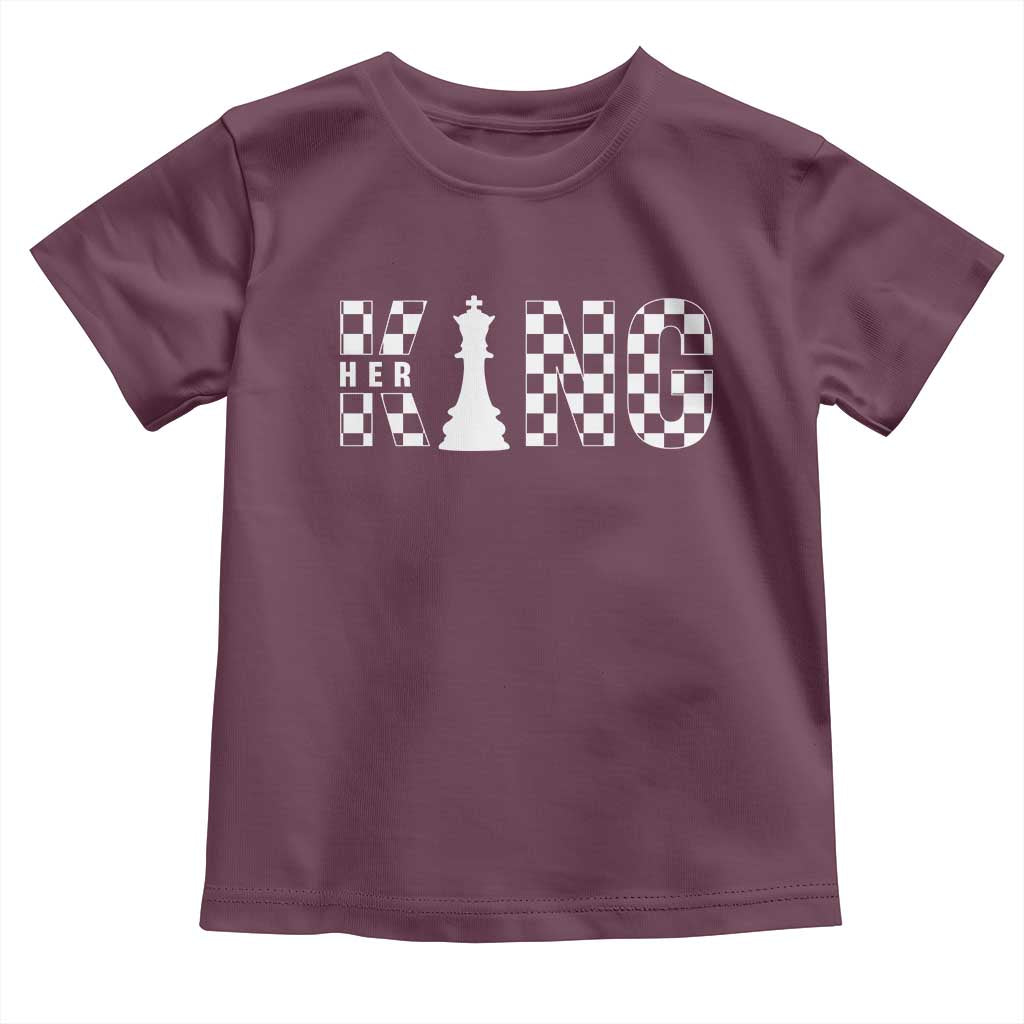 Her King Chess Couple Matching Toddler T Shirt