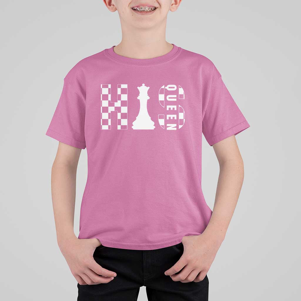 Couple Matching Chess His Queen T Shirt For Kid
