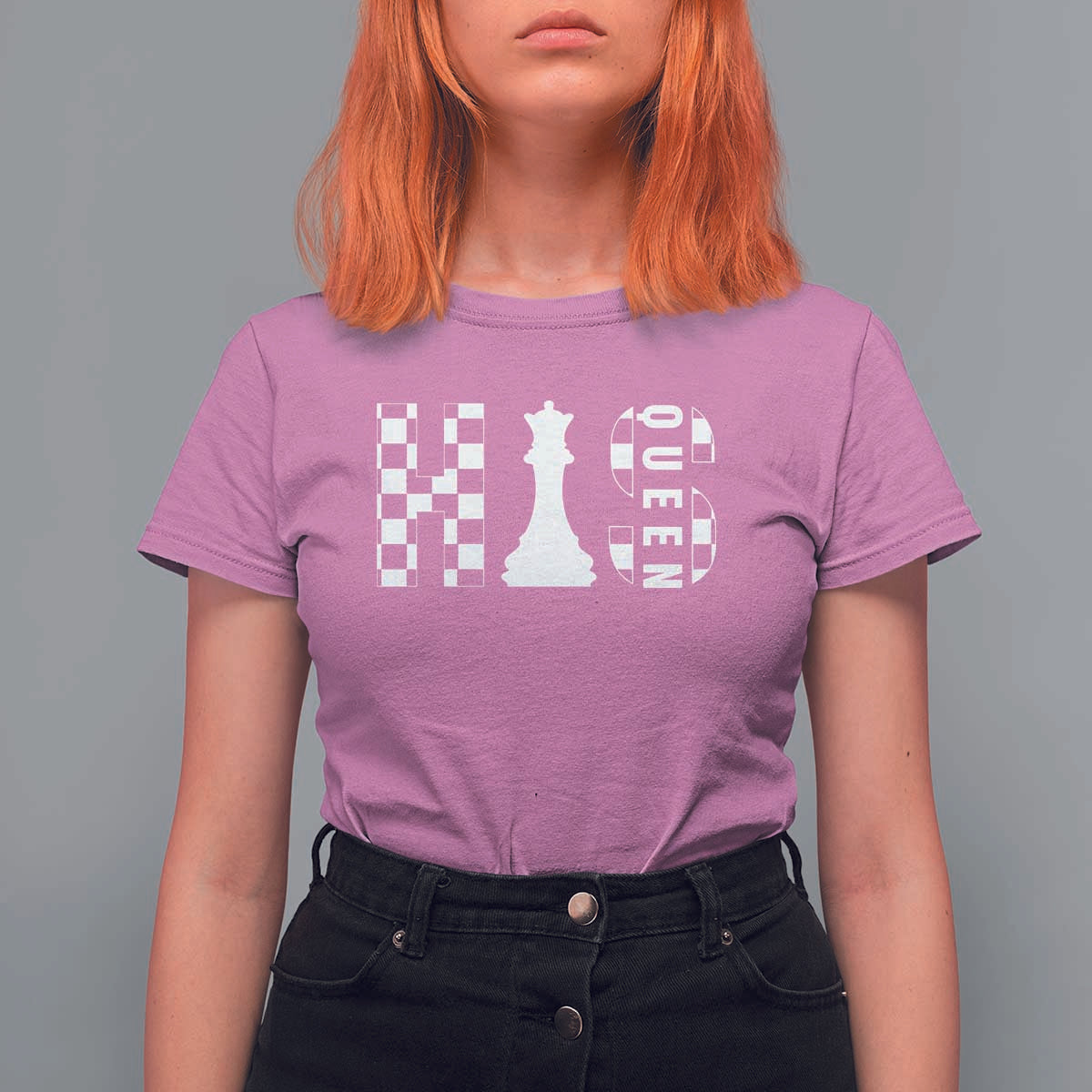 Couple Matching Chess His Queen T Shirt For Women