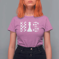Couple Matching Chess His Queen T Shirt For Women