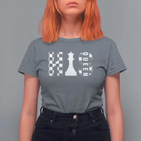 Couple Matching Chess His Queen T Shirt For Women