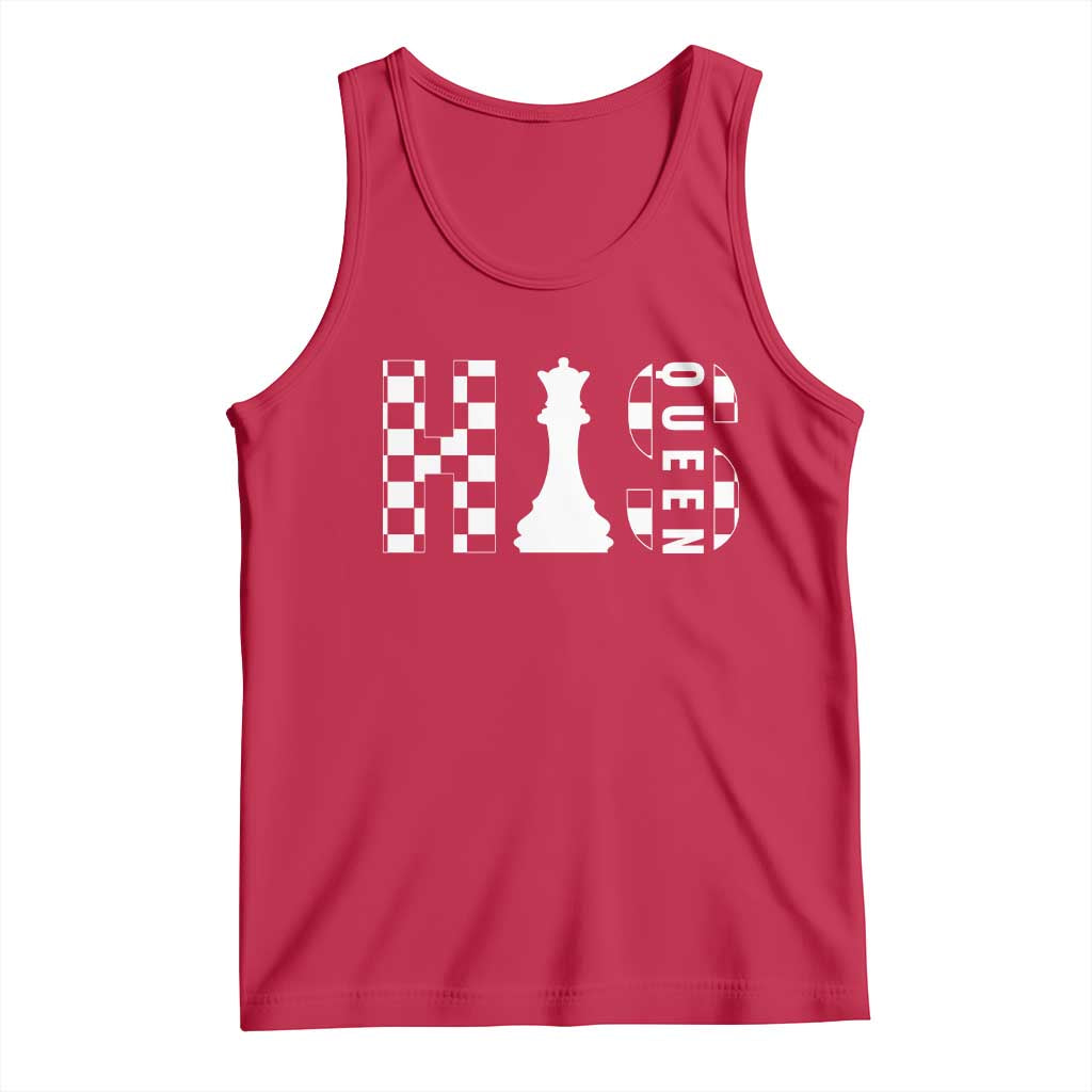 Couple Matching Chess His Queen Tank Top