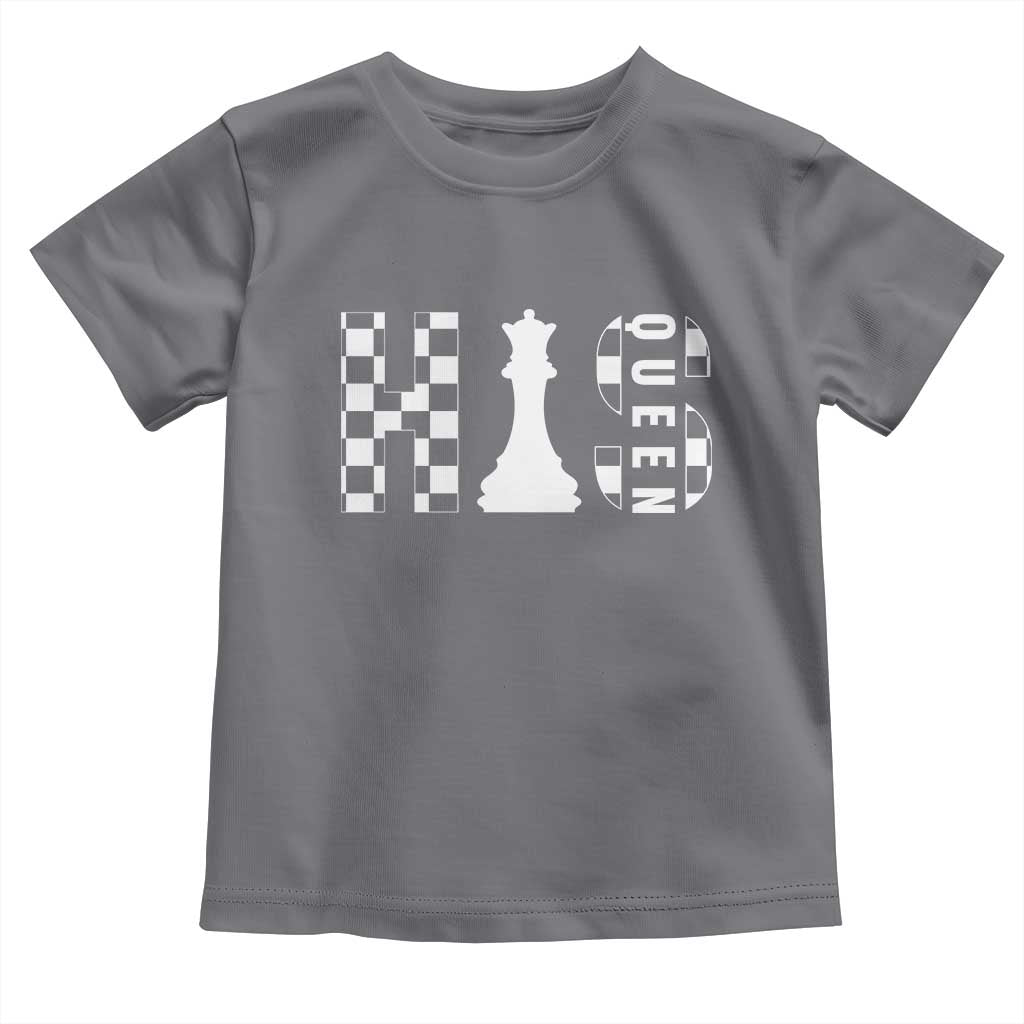 His Queen Chess Couple Matching Toddler T Shirt