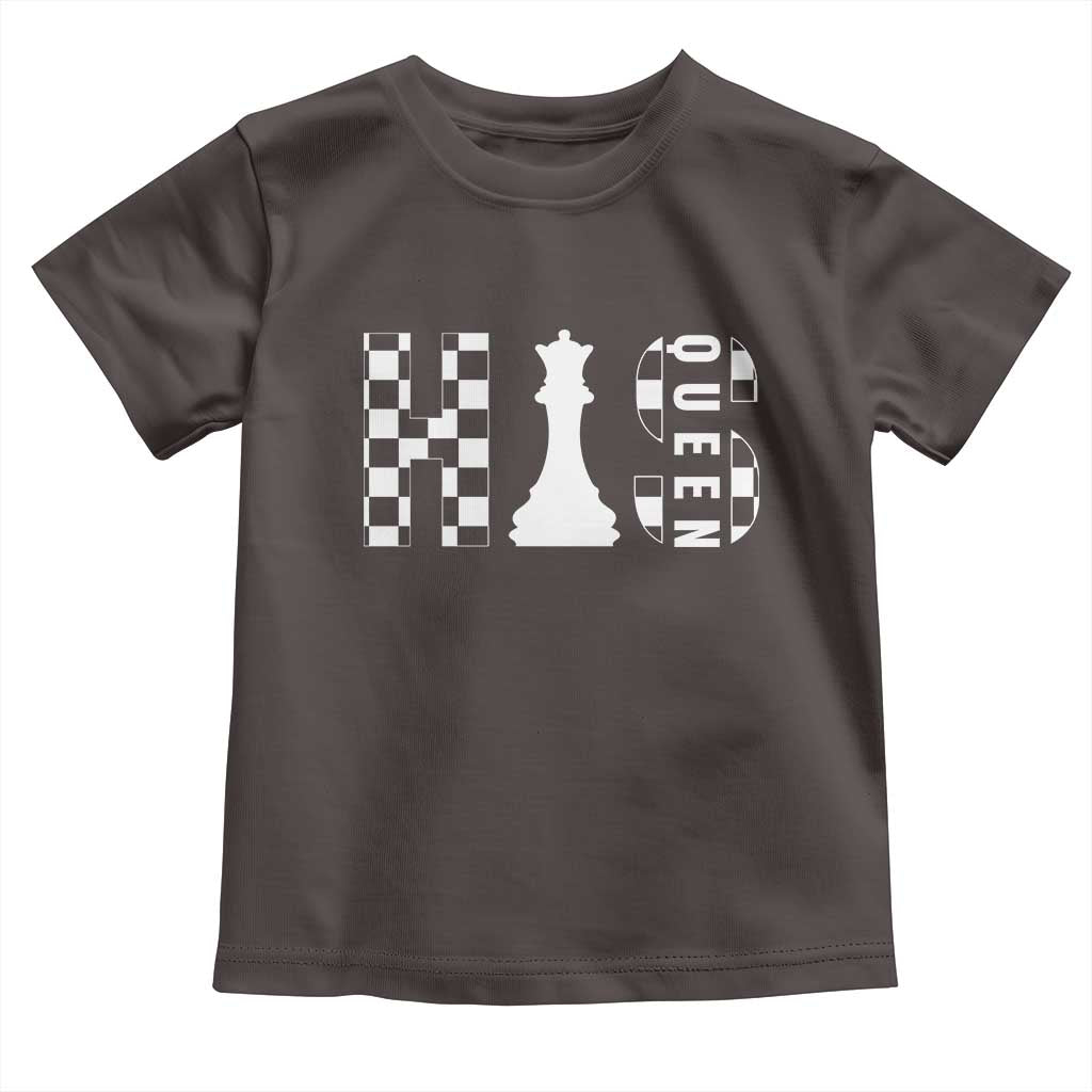 His Queen Chess Couple Matching Toddler T Shirt