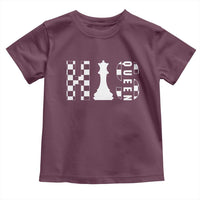 His Queen Chess Couple Matching Toddler T Shirt