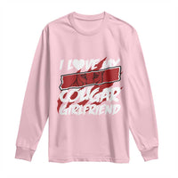 Funny Boyfriend Long Sleeve Shirt I Love My Cougar Girlfriend Valentines