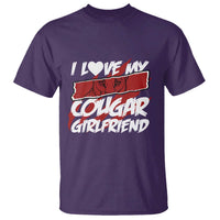 Funny Boyfriend T Shirt I Love My Cougar Girlfriend Valentines