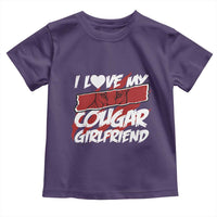 Funny Boyfriend Toddler T Shirt I Love My Cougar Girlfriend Valentines