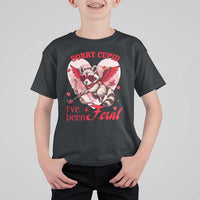 Funny Valentine's Day T Shirt For Kid Sorry Cupid I've Been Feral Raccoon
