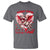 Funny Valentine's Day T Shirt Sorry Cupid I've Been Feral Raccoon