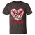 Funny Valentine's Day T Shirt Sorry Cupid I've Been Feral Raccoon