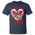 Funny Valentine's Day T Shirt Sorry Cupid I've Been Feral Raccoon