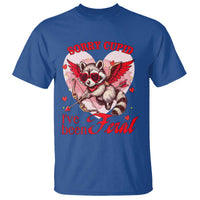 Funny Valentine's Day T Shirt Sorry Cupid I've Been Feral Raccoon
