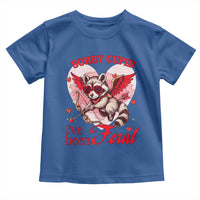 Funny Valentine's Day Toddler T Shirt Sorry Cupid I've Been Feral Raccoon