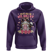 Funny Valentine's Day Hoodie You Make My Heart Pop Cute Cat Popcorn