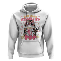 Funny Valentine's Day Hoodie You Make My Heart Pop Cute Cat Popcorn
