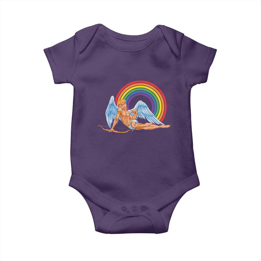 Funny Valentine's Day LGBT Cupid Baby Onesie