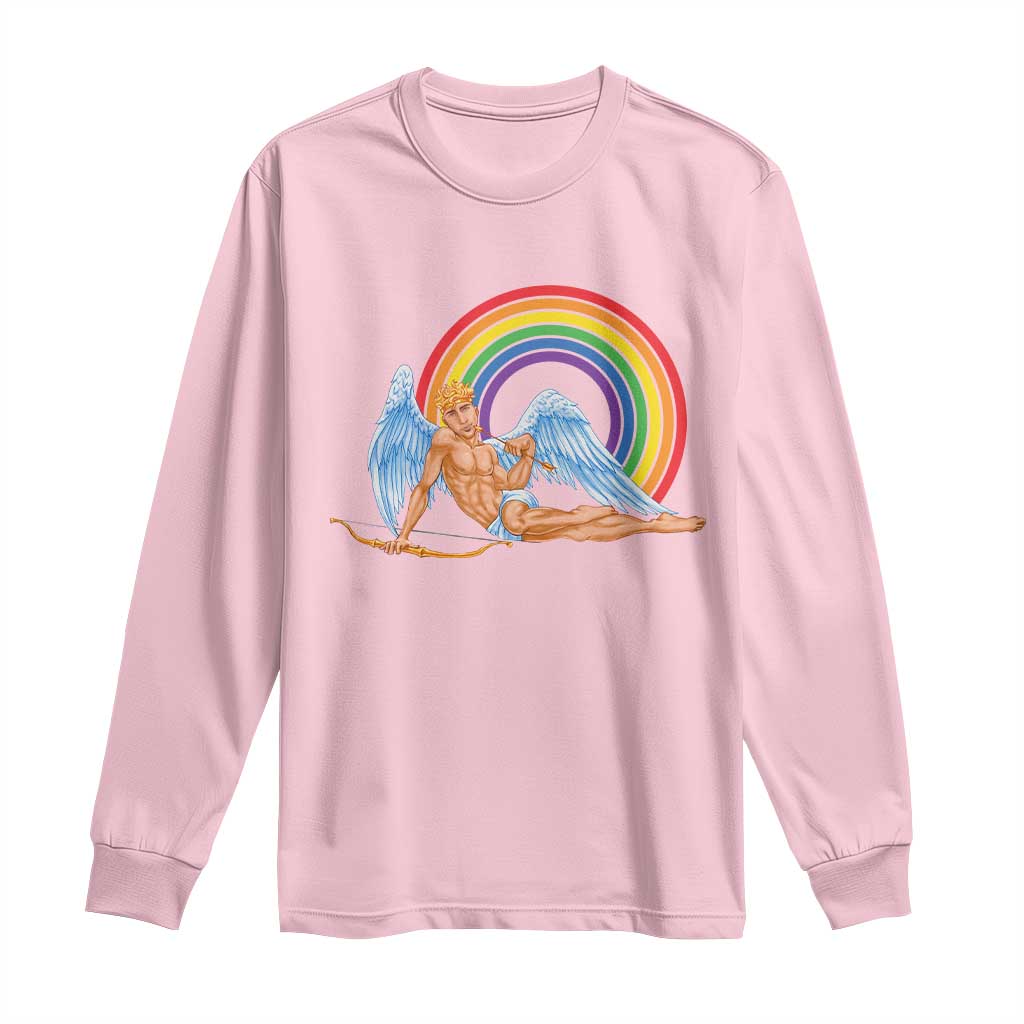 Funny Valentine's Day LGBT Cupid Long Sleeve Shirt